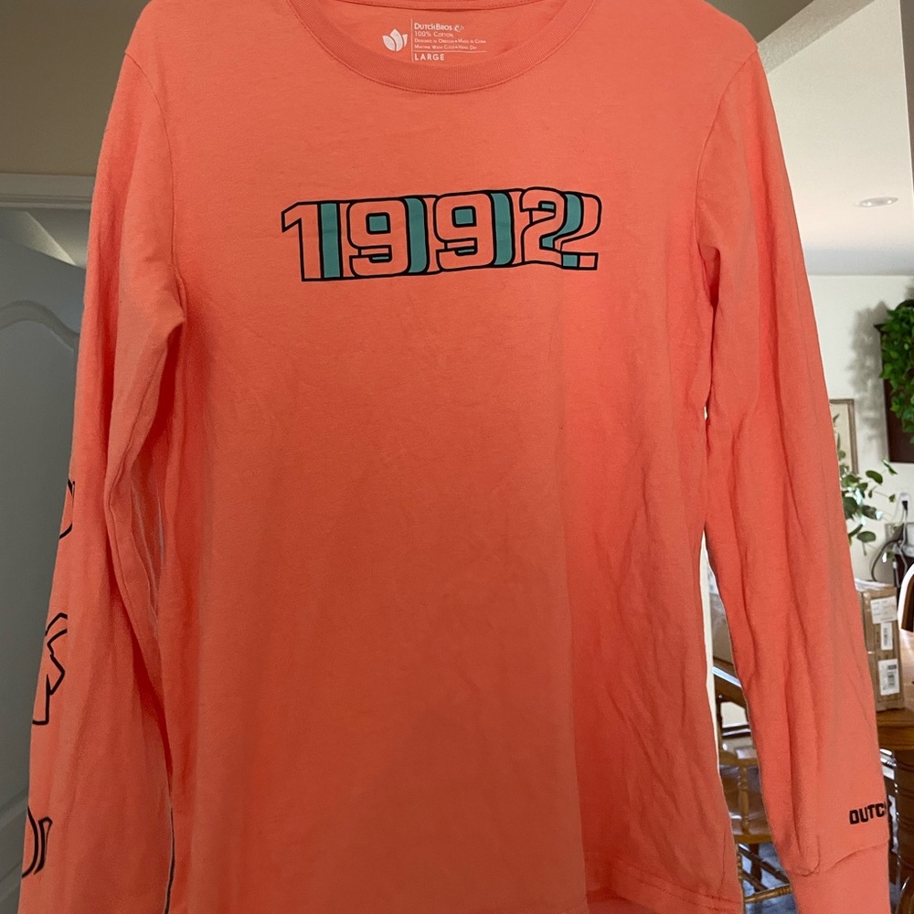 Pink dutch bros long sleeve
